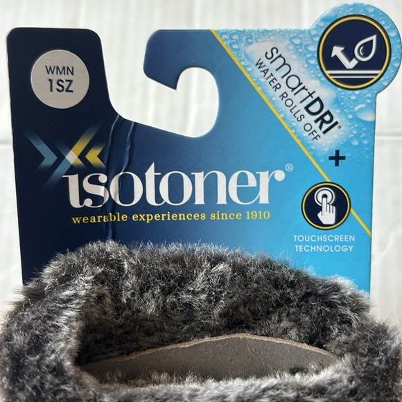 NWT Isotoner grey smart dri gloves in women’s OSFM - Picture 3 of 6